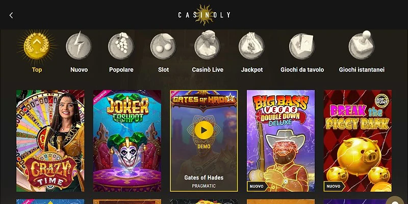 Anteprima del sito Casinoly